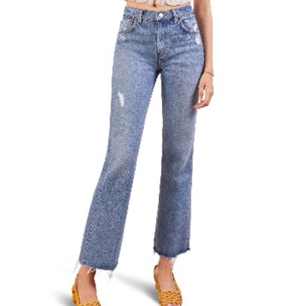 Reformation size 30 ankle length straight leg jeans